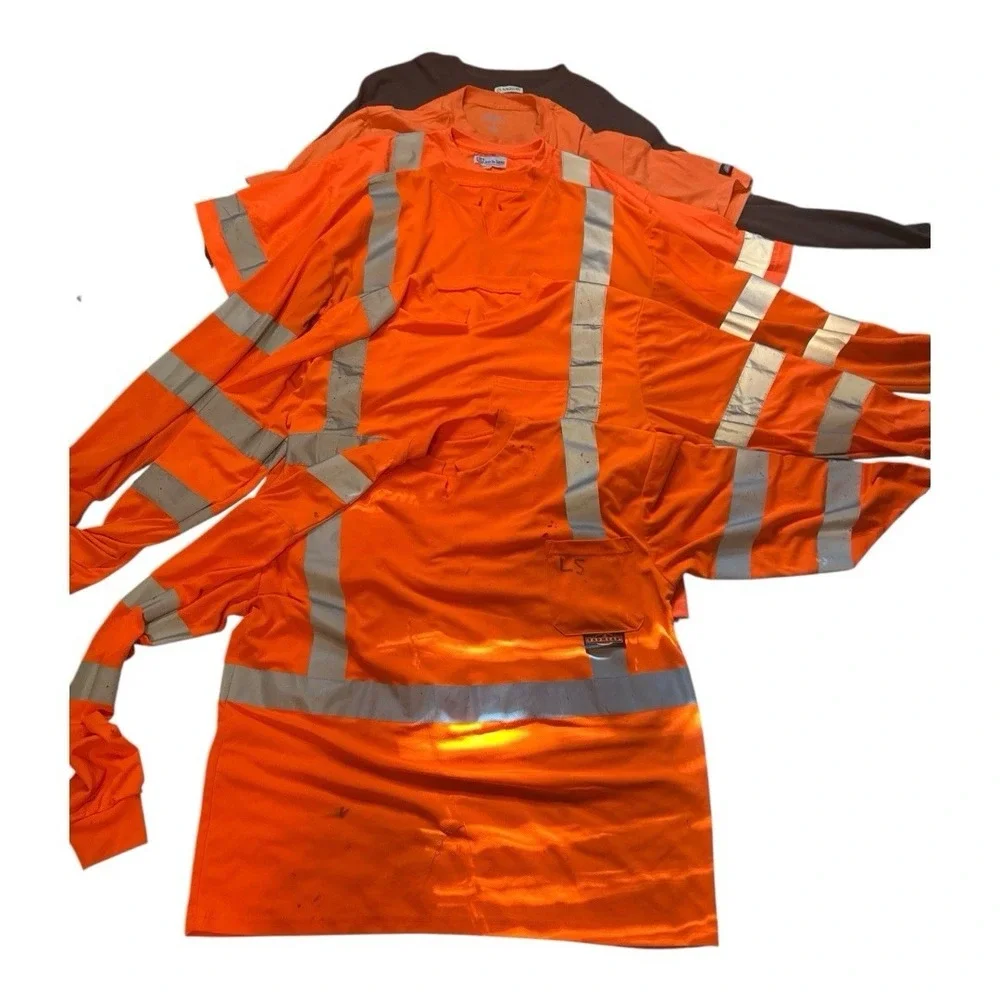 Men's Xxl Shirt Bundle Of Six Poor Condition/Very Used.  Long And Short Sleeve. - Picture 2 of 9